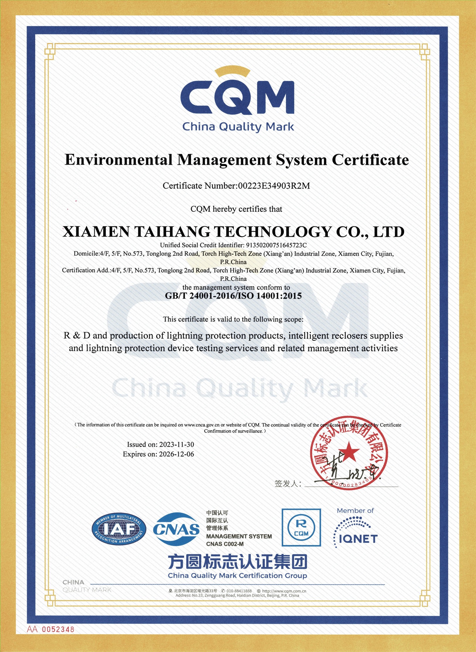 ISO 14001:2015